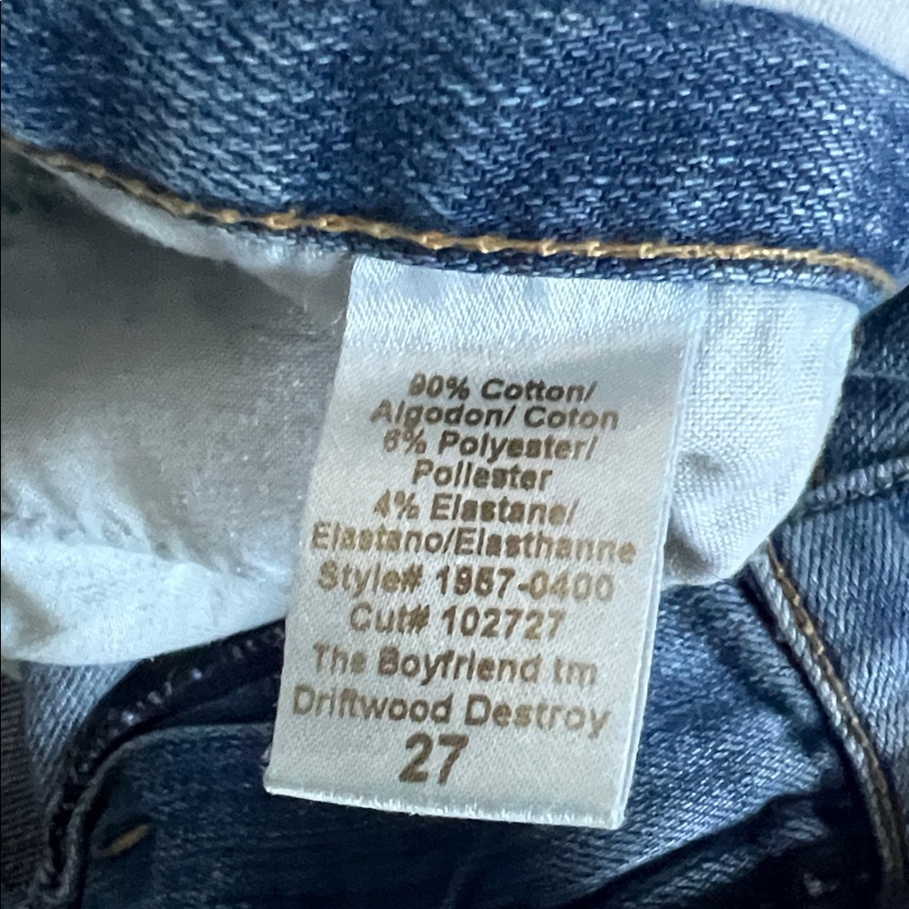 Current/Elliott Classic Blue Denim - Picture 3 of 4